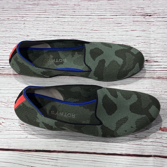 Rothy’s The Loafer in Olive Camo Sz 11 - Picture 7 of 13